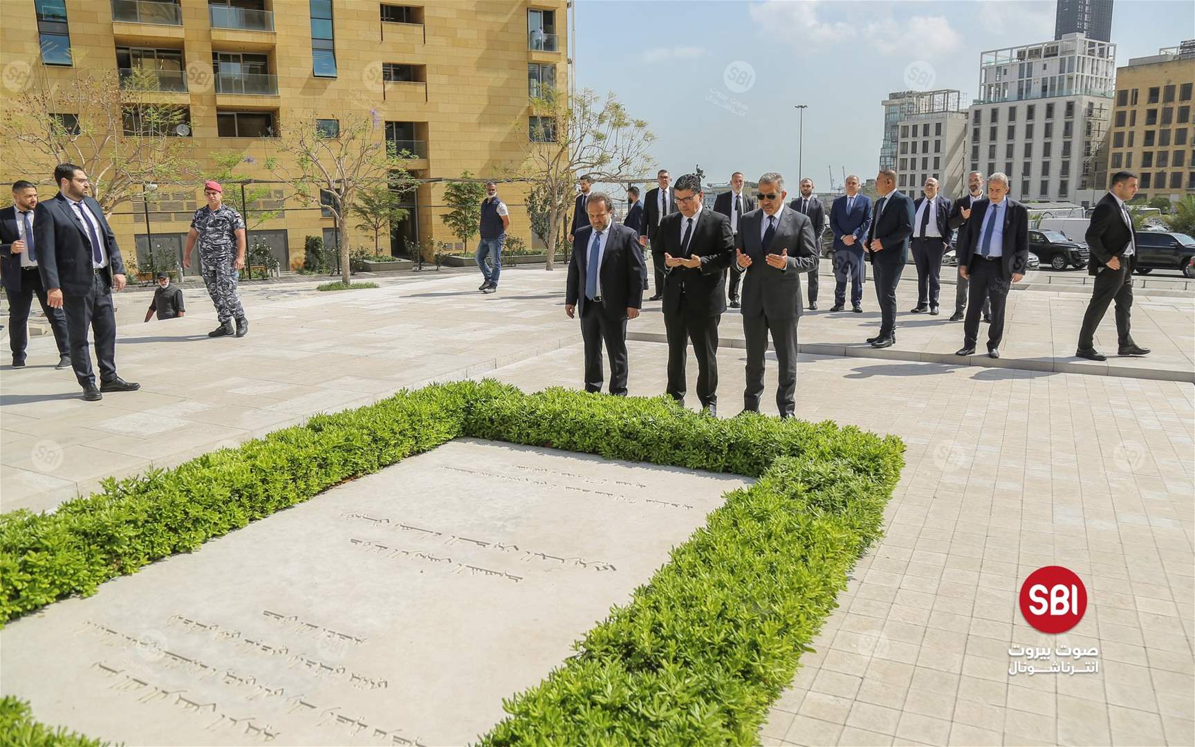 بهاء الحريري في مجدليون لتلقي واجب العزاء