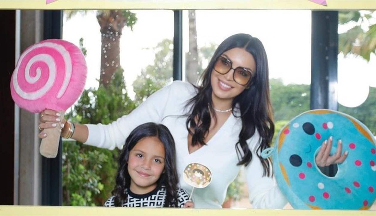 أمل بوشوشة تحتفل بعيد ميلاد ابنتها "ليا" 