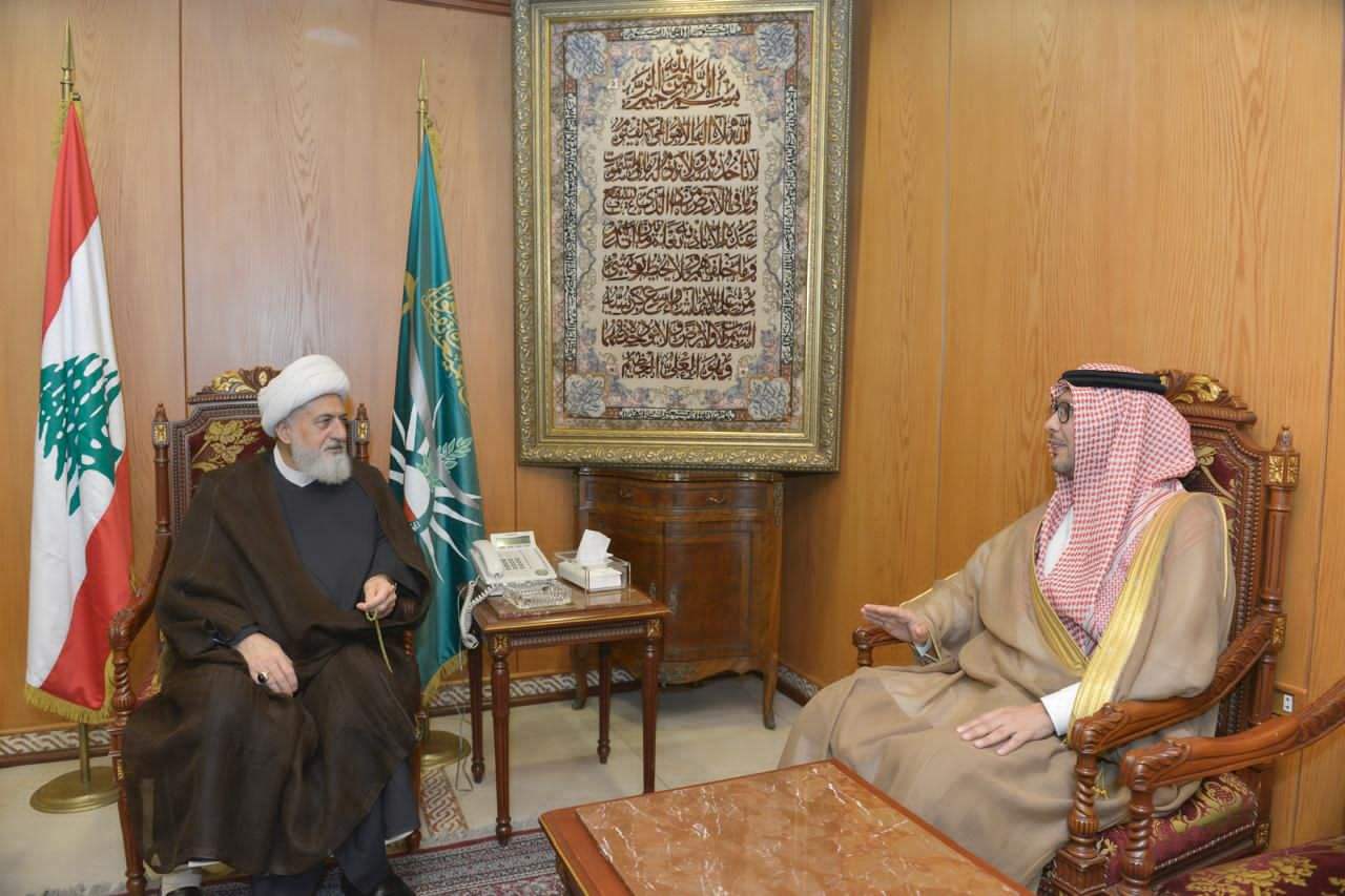 بخاري التقى  الخطيب وأطلعه على جهود اللجنة الخماسية 