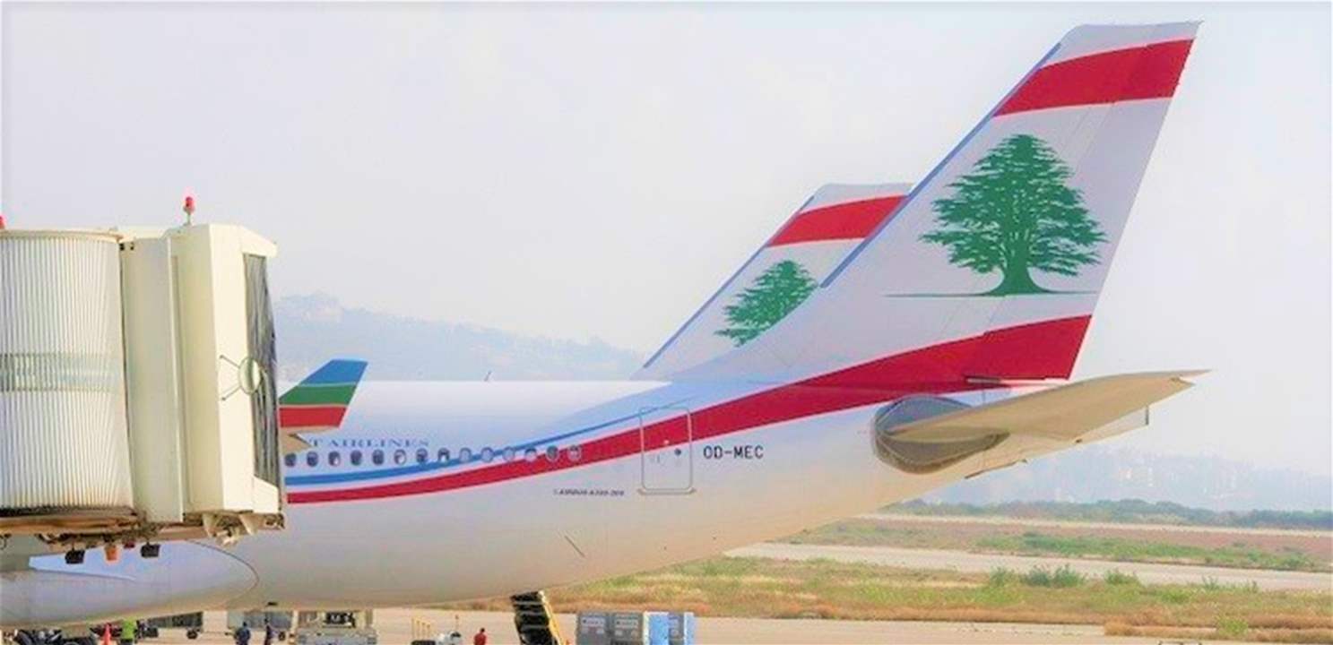 طائرة تحمل عبارة "تل أبيب" في المطار.. و​المديرية العامة للطيران المدني توضّح 