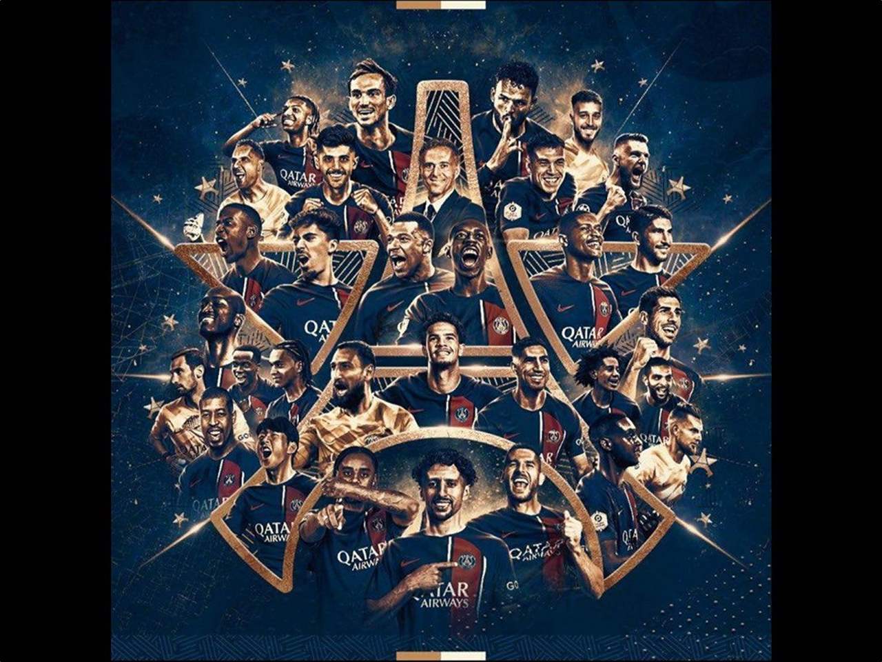 باريس سان جيرمان بطل قياسي وإنريكي الى ١١ لقب