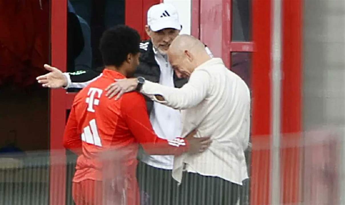 آريين روبن في تدريبات بايرن ميونيخ