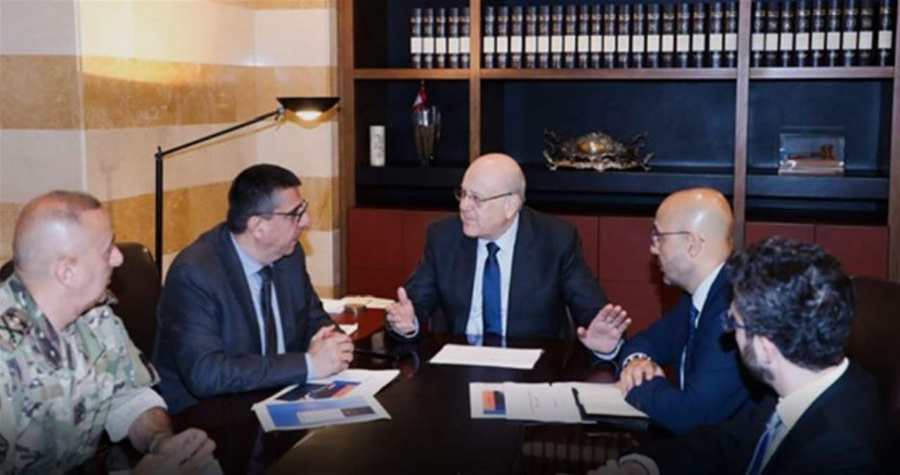 لجنة وزارية مصغرة برئاسة ميقاتي بحثت في تطورات الحرب في الجنوب .. وملف النازحين نوقش مع نصري خوري