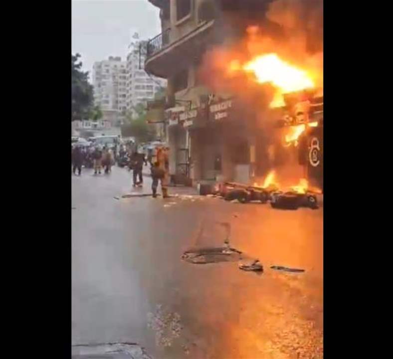 بالفيديو: إصابات خطيرة جراء انفجار قوارير غاز في منطقة بشارة الخوري 