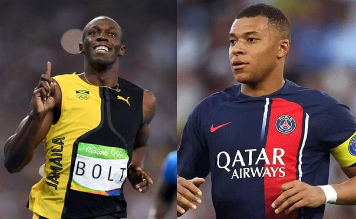 هل سنشهد مواجهة بين مبابي وأوسين بولت؟