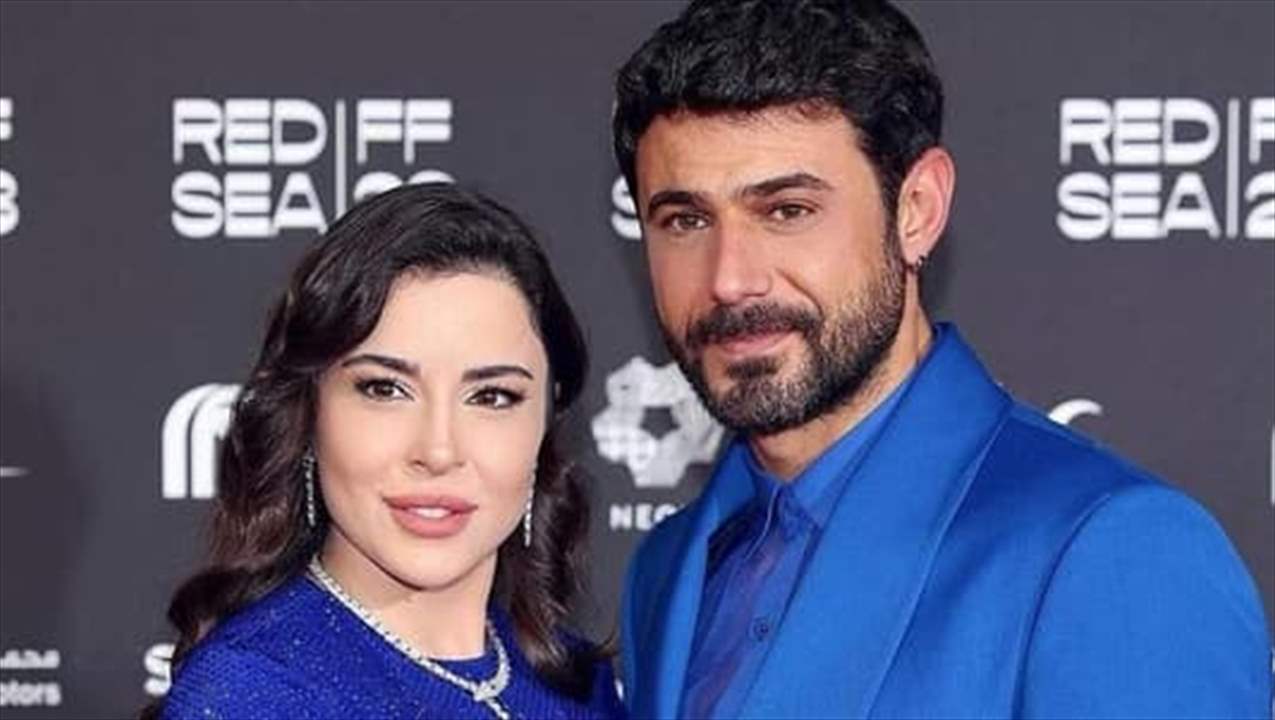 لقطات رومانسية بين سارة أبي كنعان وخطيبها وسام فارس في الامارات قبل زفافهما