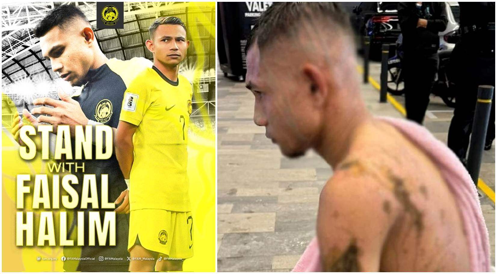 هجومٌ حارق على نجم منتخب ماليزيا 