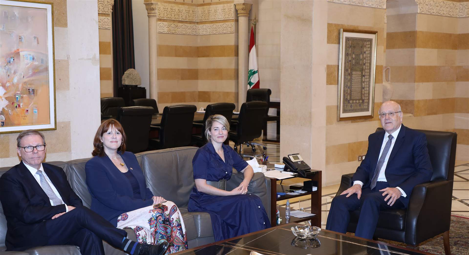 ميقاتي استقبل وزيرة خارجية كندا .. وهذا ما تم بحثه! 