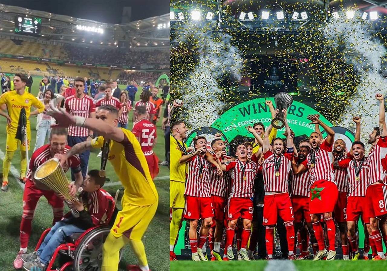 فيديو - لقب يوناني بقدم مغربية واحتفالات مجنونة