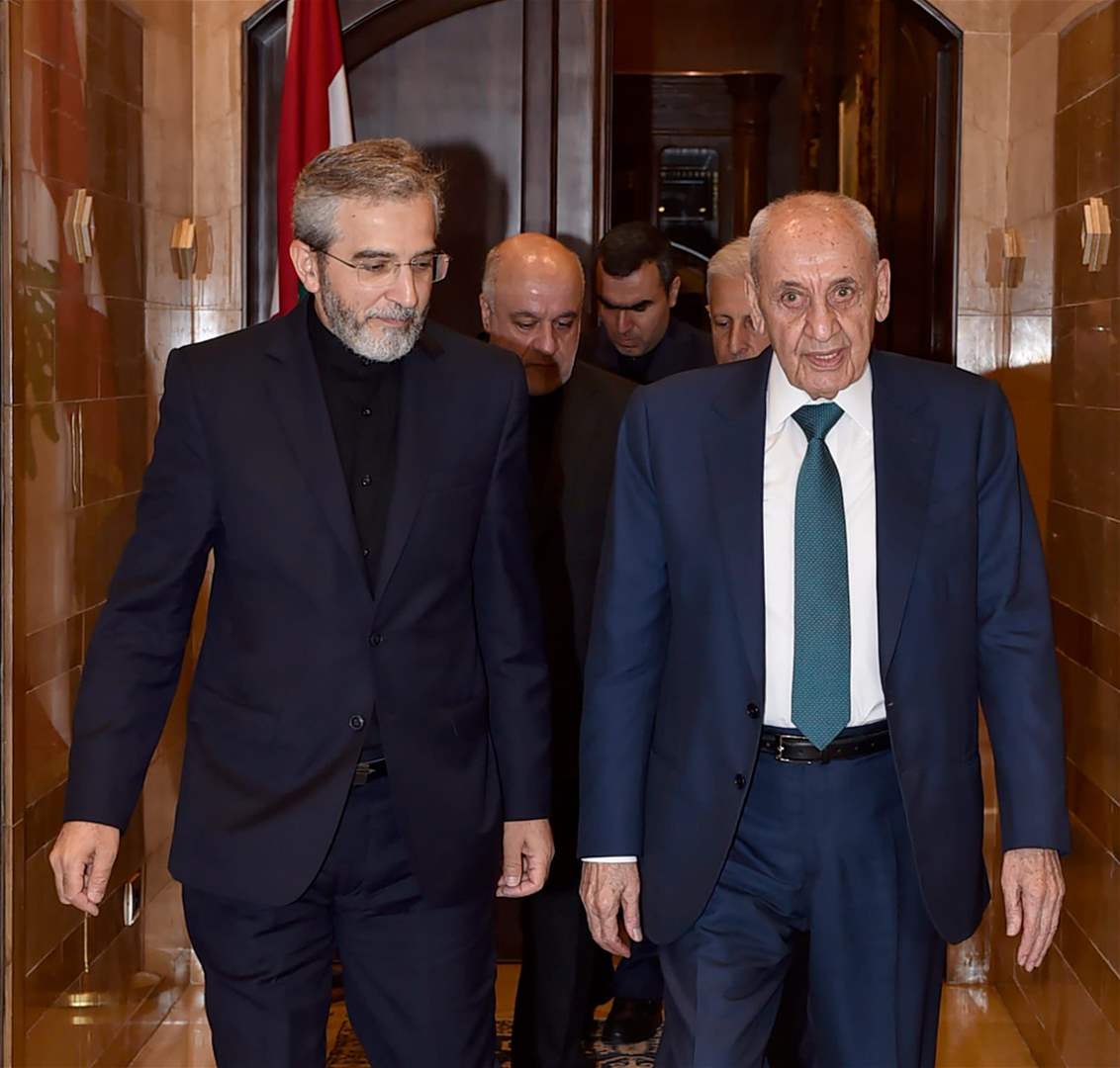  بري إستقبل باقري كني في عين التينة.. وتطورات الأوضاع في لبنان والمنطقة على طاولة البحث 