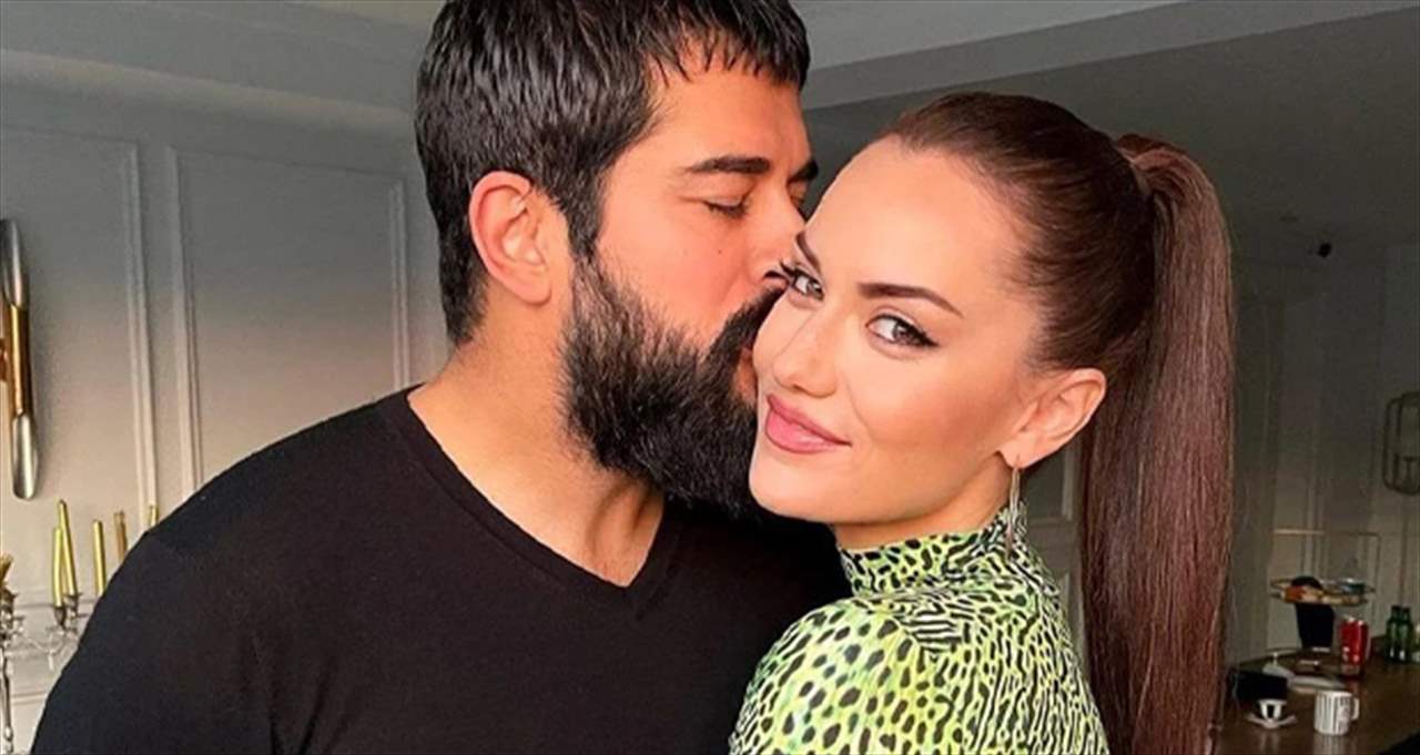 فهرية أفجان تحتفل بعيد ميلادها مع زوجها بوراك أوزجفيت وقالب الحلوى بلفت الأنظار 