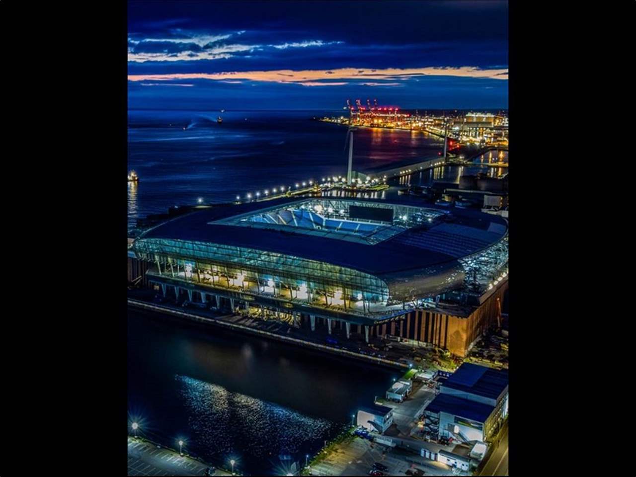 فيديو رائع لملعب ايفرتون الجديد في ليفربول