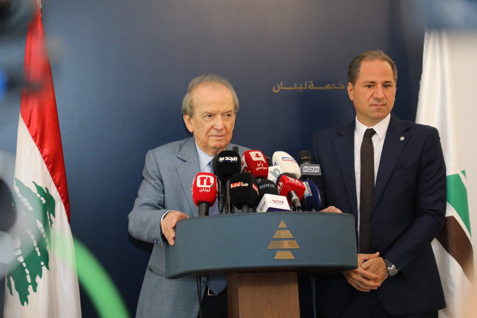 الجميّل بعد لقاء وفد الإشتراكي: لسنا مستعدين لدفع ثمن إنسحاب فرنجية