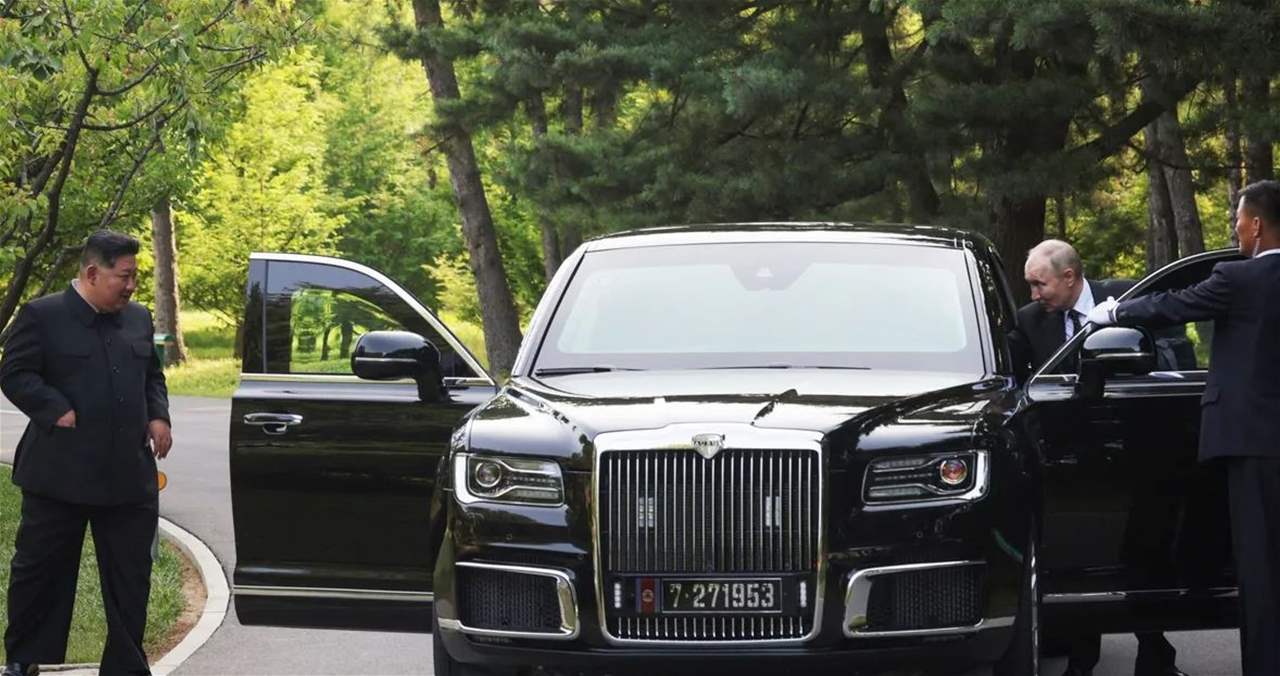 هدية بوتين لكيم.. سيارة روسية بمكونات من كوريا جنوبية