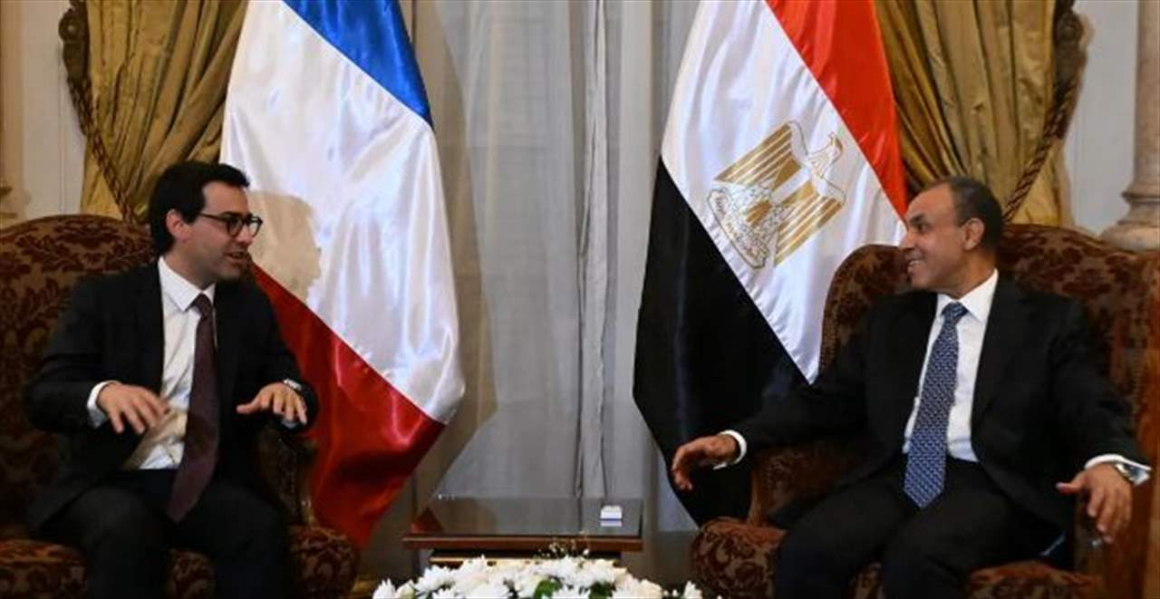 وزيرا خارجية مصر وفرنسا يبحثان "التطورات الخطيرة" في المنطقة 