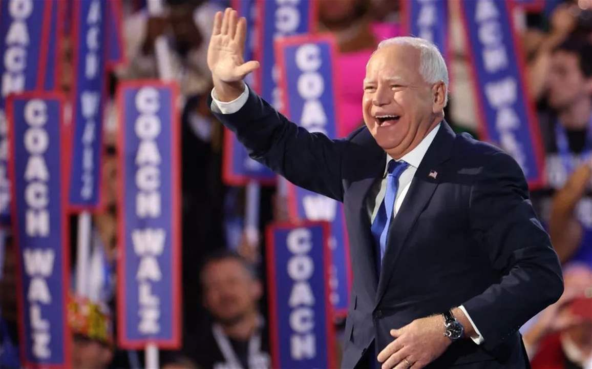 "شرف حياتي"..  تيم والز يقبل رسمياً ترشيحه لمنصب نائب الرئيس