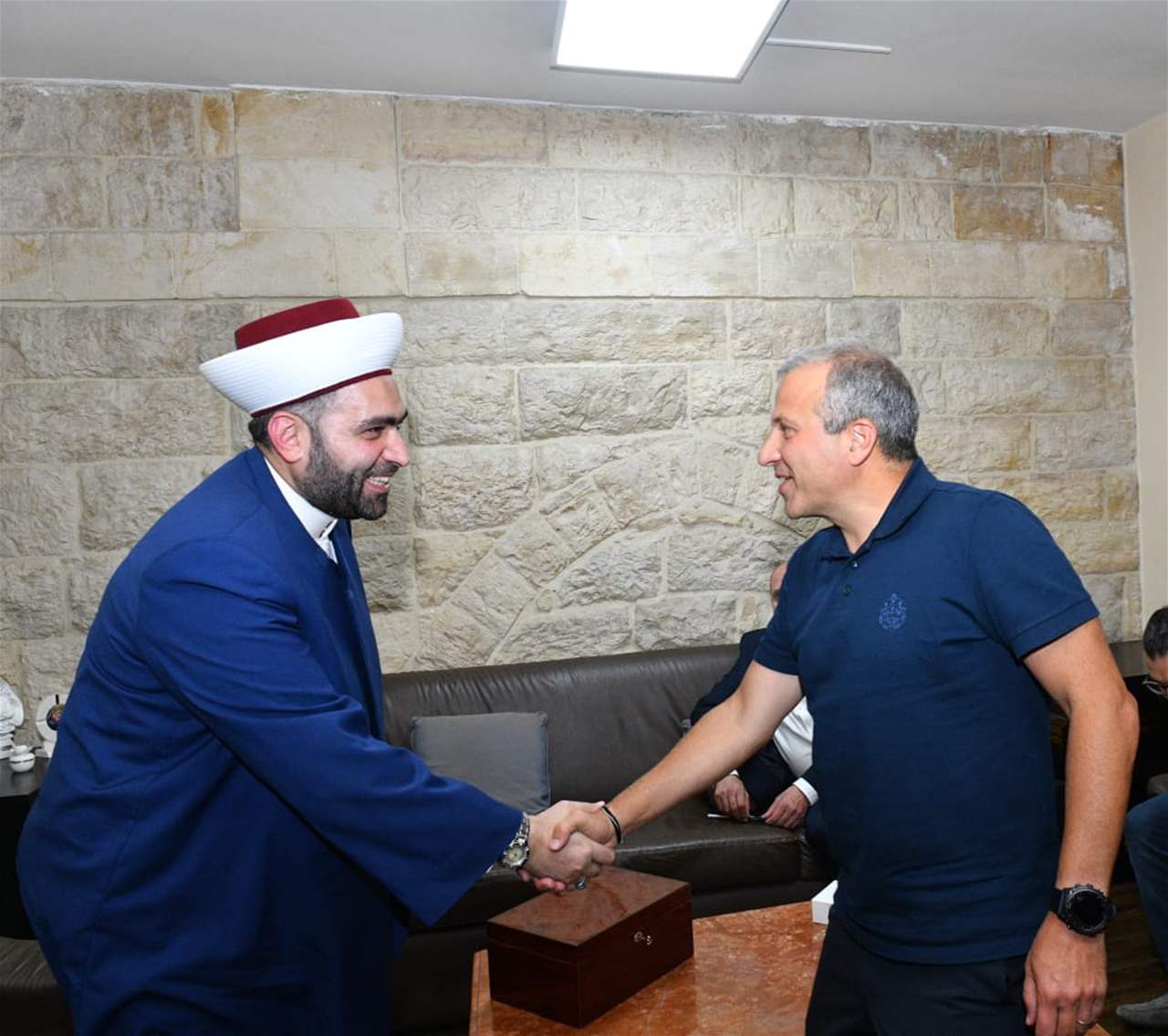 باسيل التقى القطان في زحلة