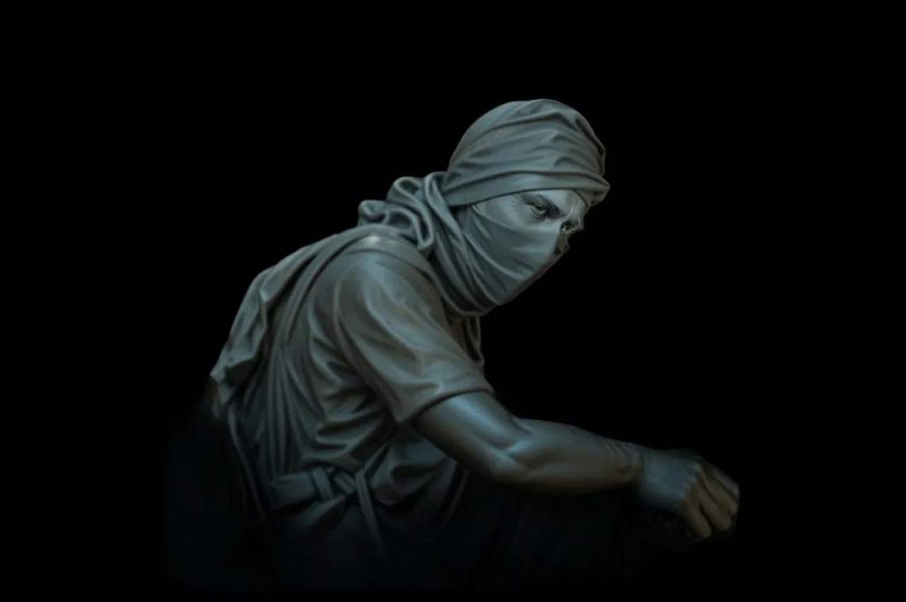 بالصور - رسوم ولوحات من "ملحمة السنوار"