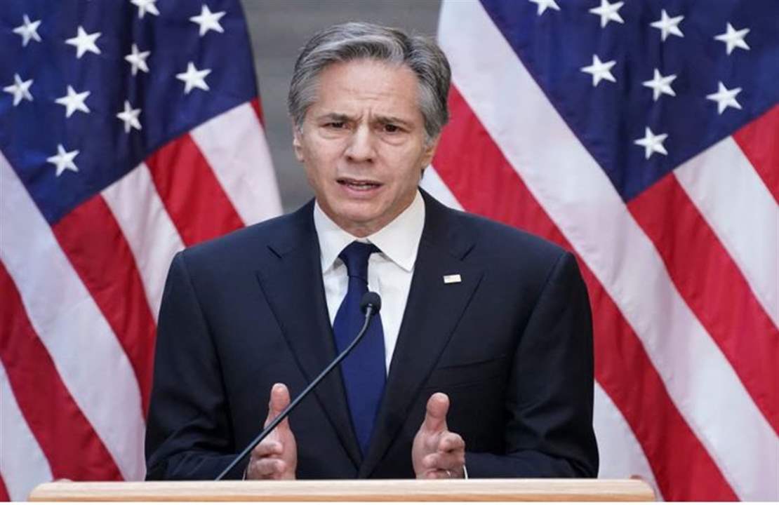 بلينكن: نكثف الجهود للتوصل إلى حل دبلوماسي في لبنان يسمح بتطبيق الـ 1701 