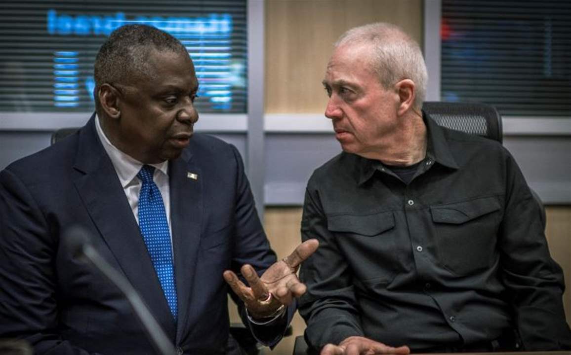 أوستن وغالانت ناقشا فرص خفض التصعيد الإقليمي