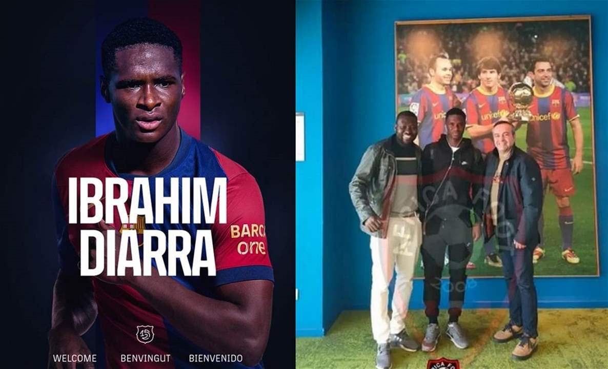 برشلونة يعلن رسمياً ضمّ إبراهيم ديارا .. "كاكا مالي"