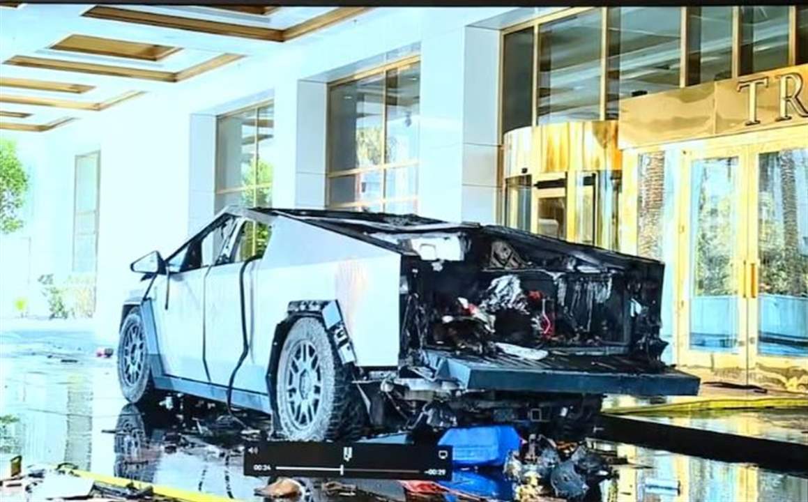 فيديو.. وتفاصيل جديدة بشأن إنفجار سيارة "تسلا"  