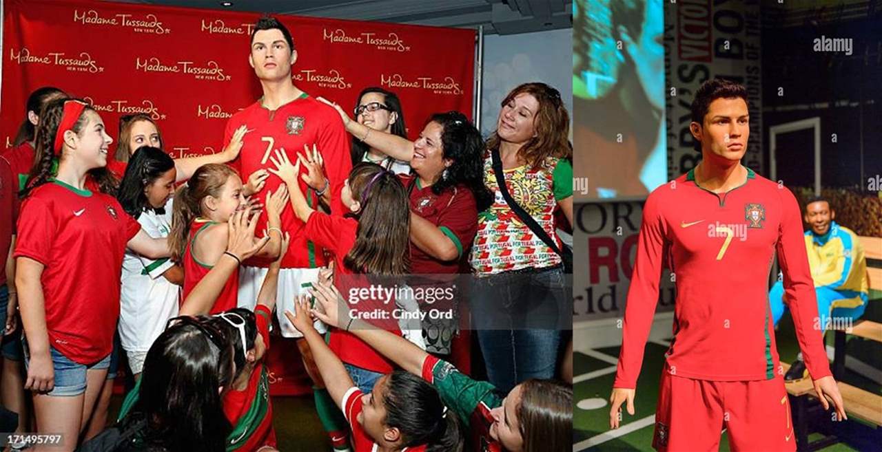 كريستيانو رونالدو "مغطّى بعلامات أحمر الشفاه"