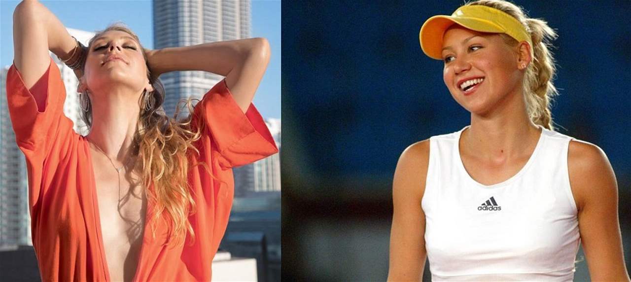 لاعبة التنس الشهيرة آنا كورنيكوفا على كرسي متحرك