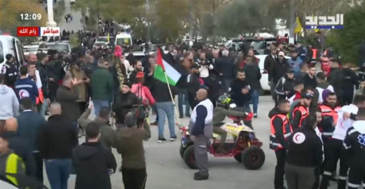 وصول دفعة من الأسرى الفلسطينيين المفرج عنهم إلى رام الله