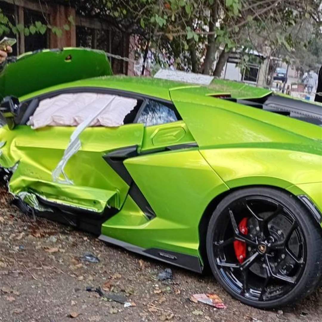 حادث الـ &quot;لامبورغيني&quot; في بيروت يتفاعل.. بيان وتوضيح