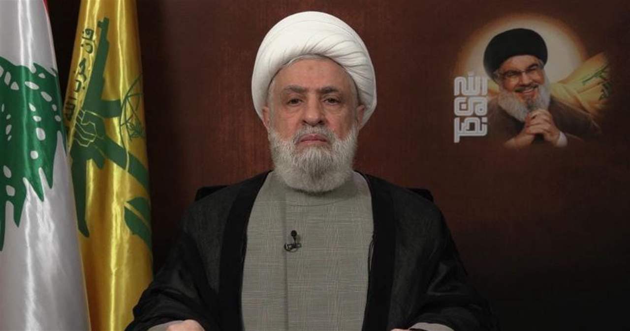 نعيم قاسم يتحدث مساءً عن تشييع نصرالله