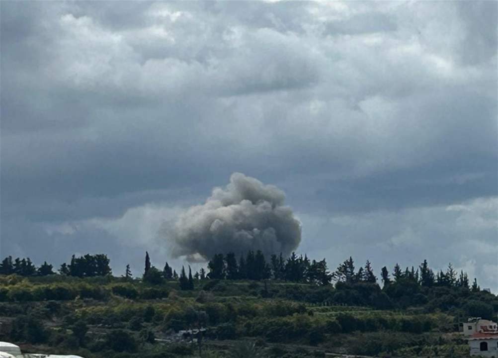 غارة اسرائيلية على محلة تبنا في البيسارية