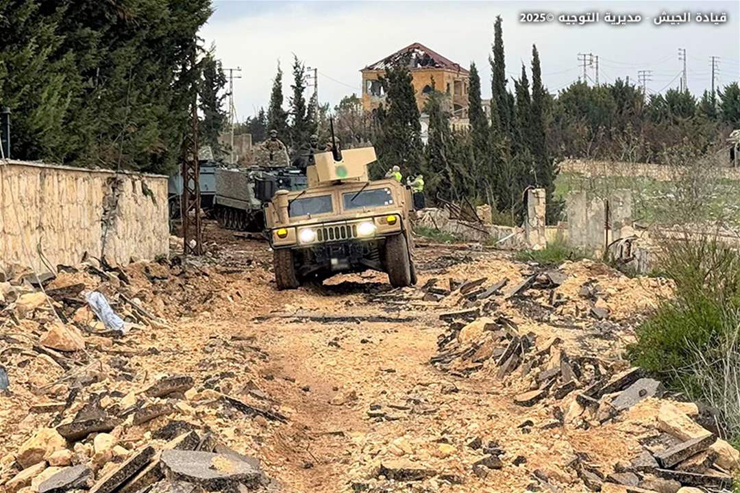 بالصور - الجيش يستكمل الانتشار في منطقة جنوب الليطاني