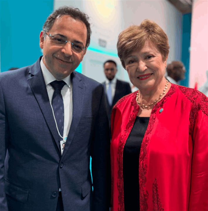  جورجيفا تؤكد لمنصوري دعم صندوق النقد الدولي للبنان وحكومته