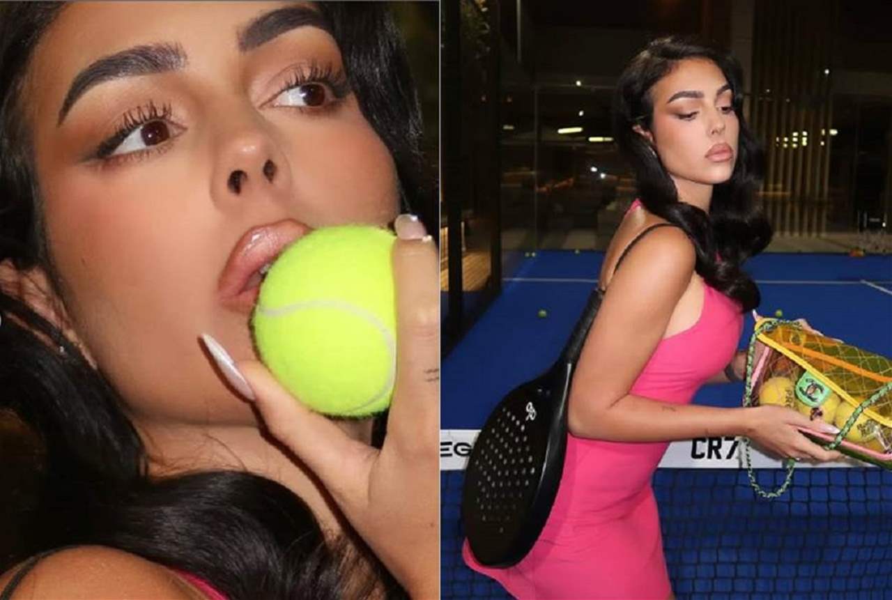 صور - جورجينا تخطف الأضواء في ملعب للبادل