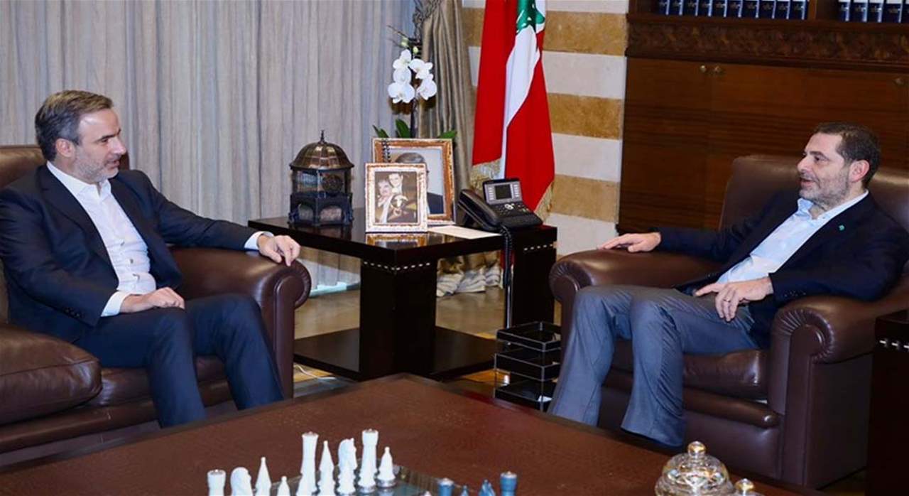 لقاء يجمع النائب ميشال معوض و الرئيس سعد الحريري في بيت الوسط 