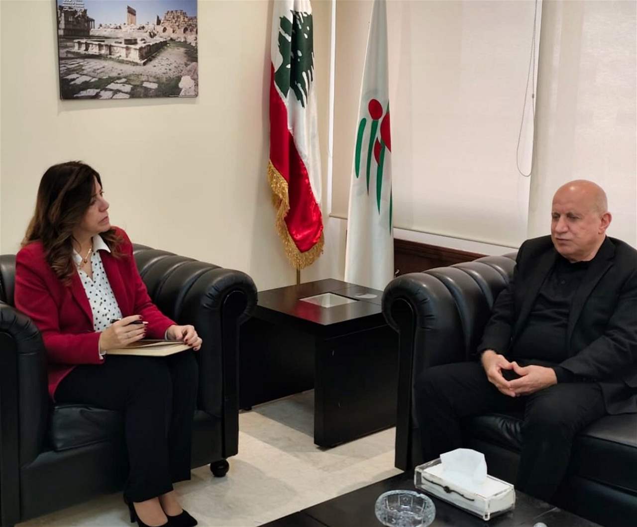 بيرقداريان طلبت من حيدر مسح أضرار المنشآت جرّاء العدوان بواسطة مهندسي مجلس الجنوب