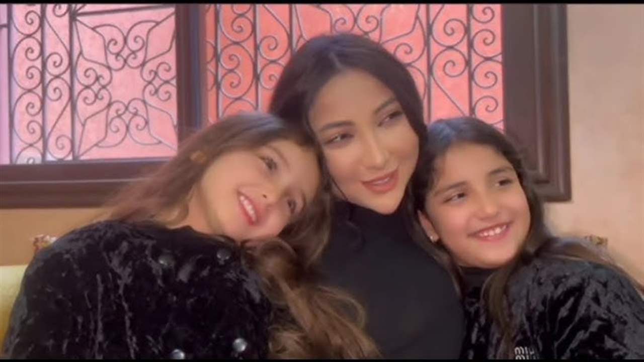 فيديو مؤثر لـ دنيا بطمة مع ابنتيها بعد خروجها من السجن