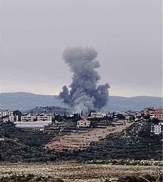 غارات إسرائيلية تستهدف بلدات جنوبية عدة 