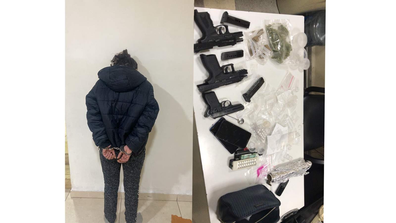 مسلّحة وتروّج المخدّرات بقبضة الأمن!  