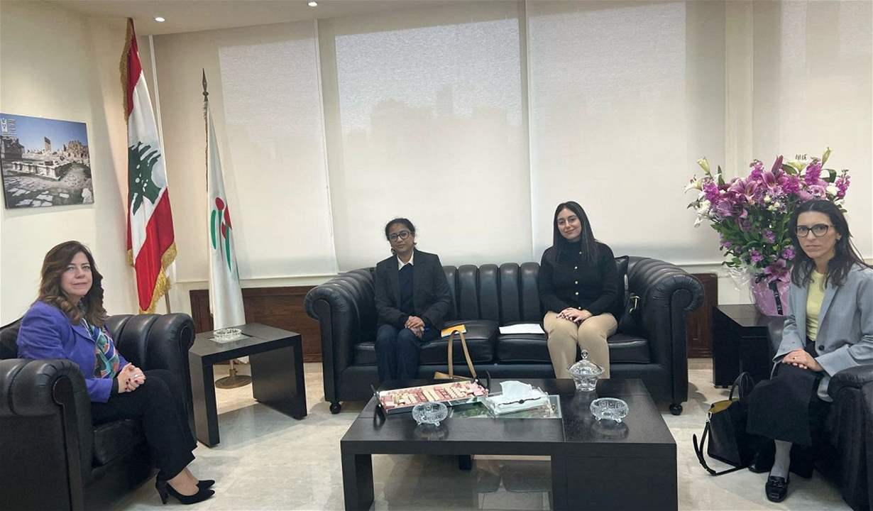 بايراقداريان ووفد من صندوق الأمم المتحدة للسكان