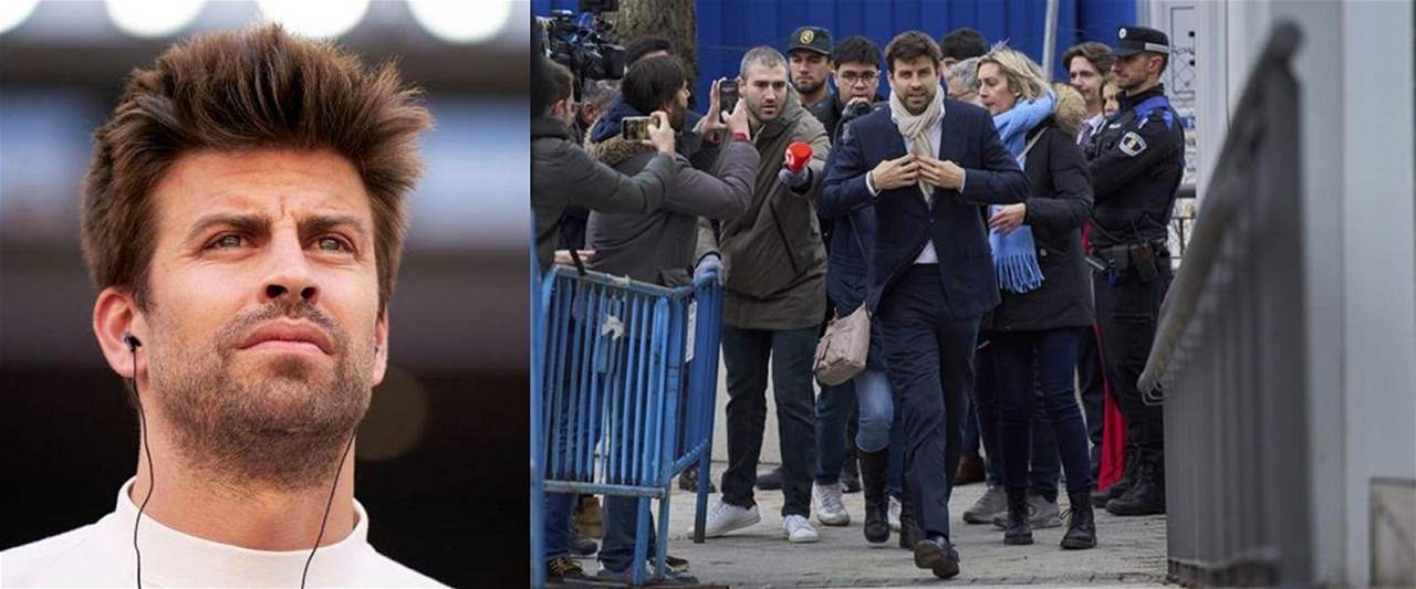 جيرارد بيكيه ”يبكي“ أثناء محاكمته بتهمة الاحتيال والفساد 