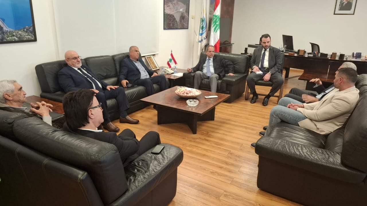 وزير الطاقة والمياه استقبل وفداً من نقابات المحروقات والمحطات