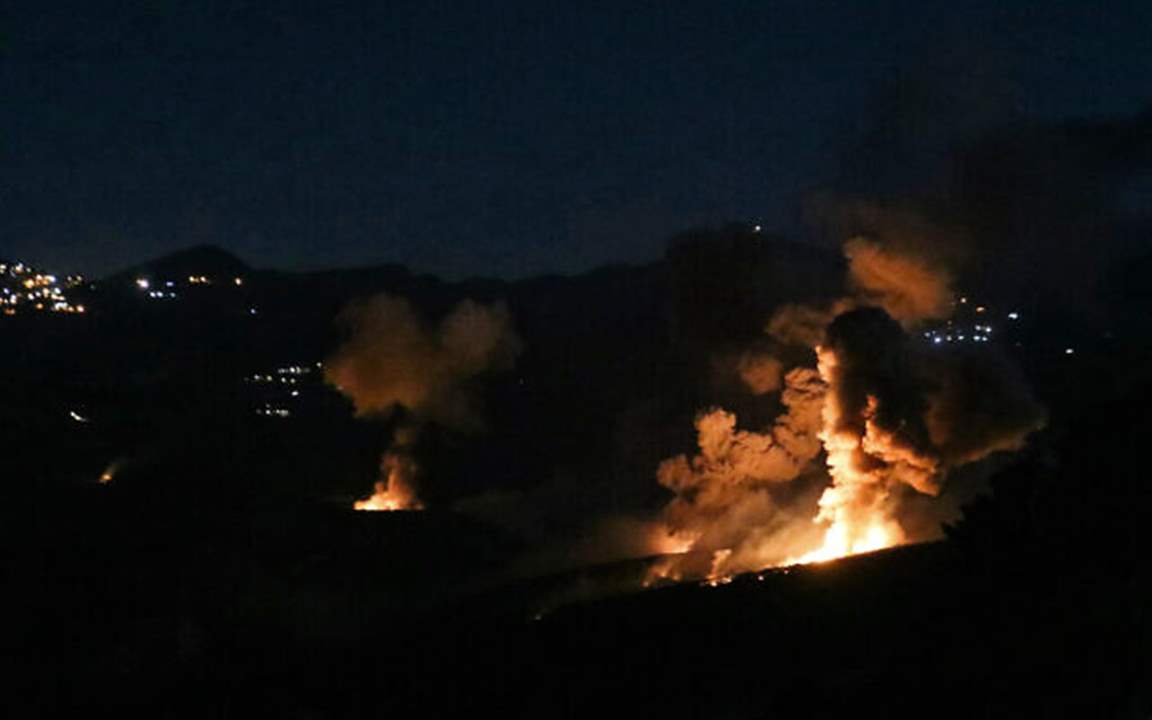 بالفيديو: غارات إسرائيلية ليلية.. جنوباً وبقاعاً 