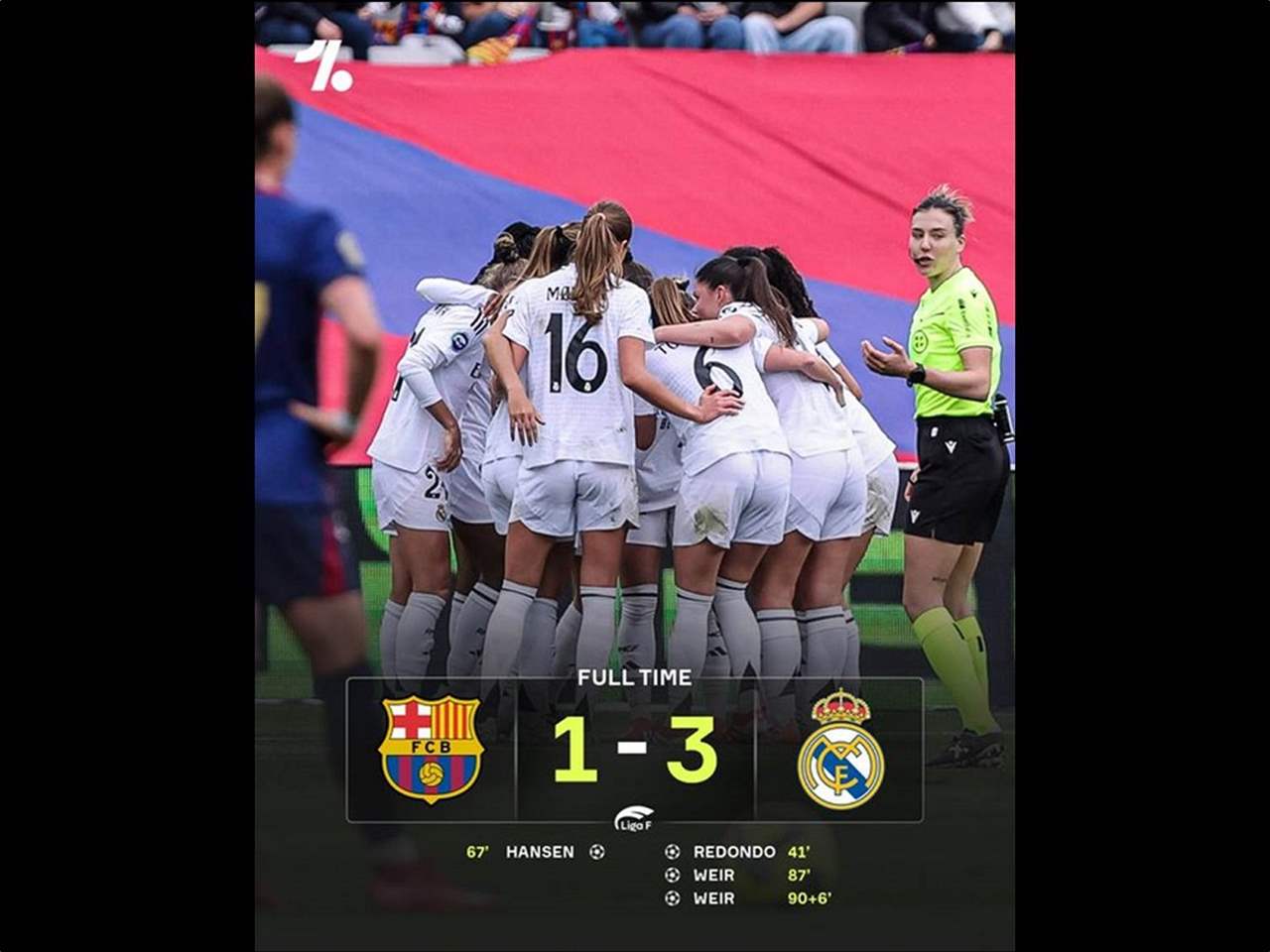 أول انتصار على الإطلاق في الكلاسيكو لريال مدريد