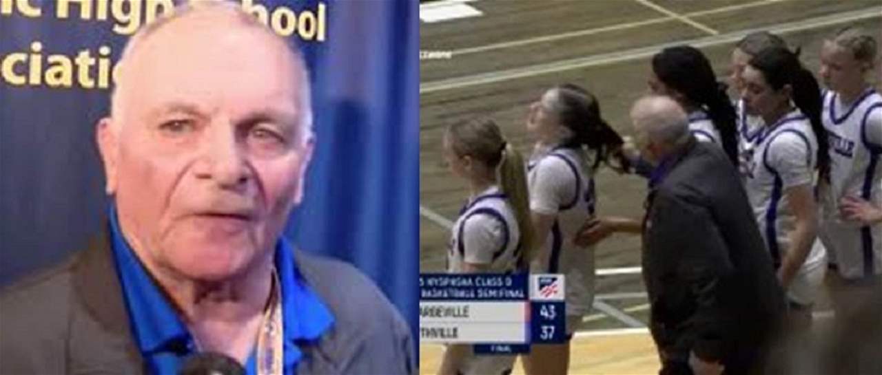 فيديو - طرد مدرب شهير بعدما شدّ شعر اللاعبة ..