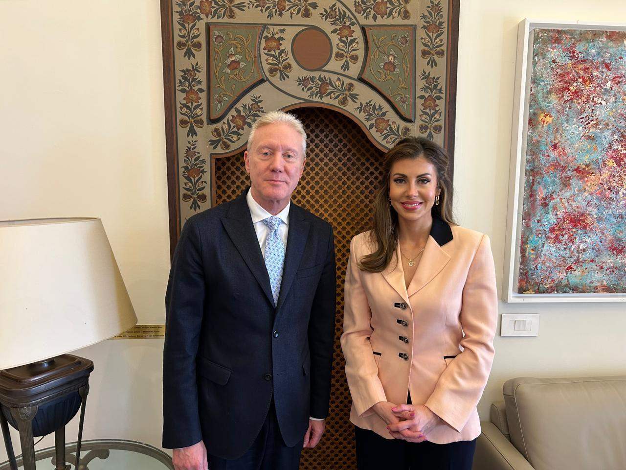 وزير الخارجية لبى دعوة أورتاغوس