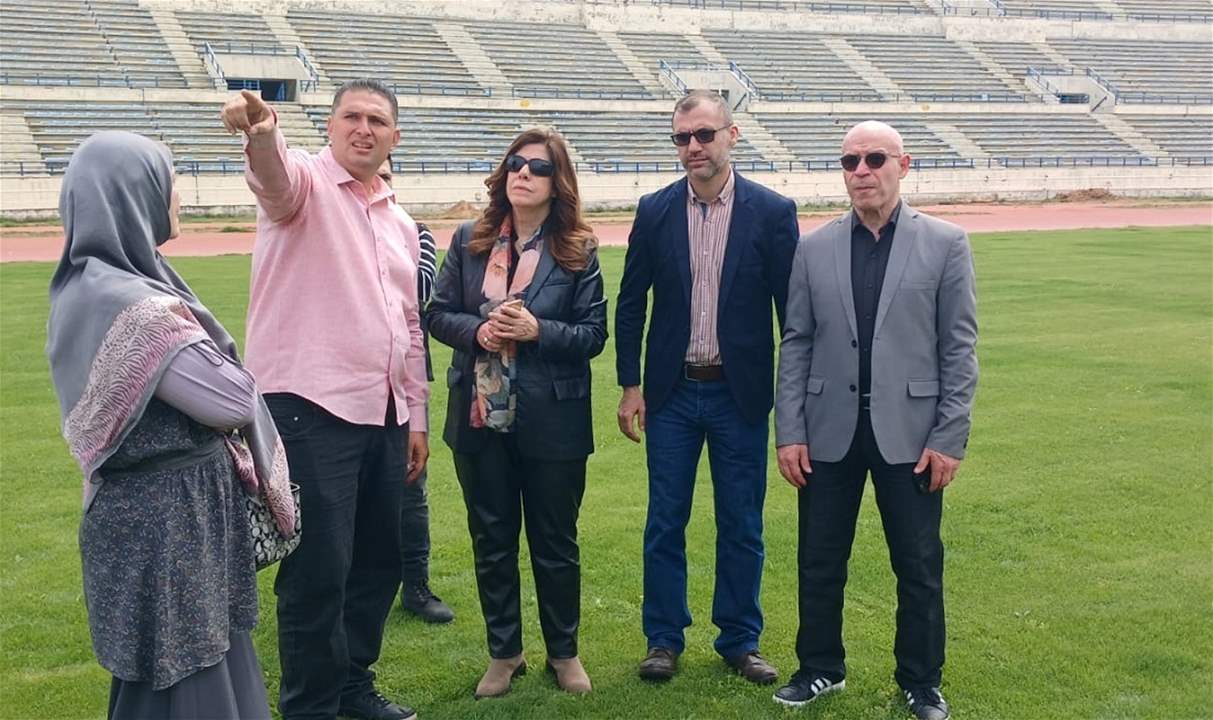وزيرة الشباب والرياضة زارت المدينة الرياضية 