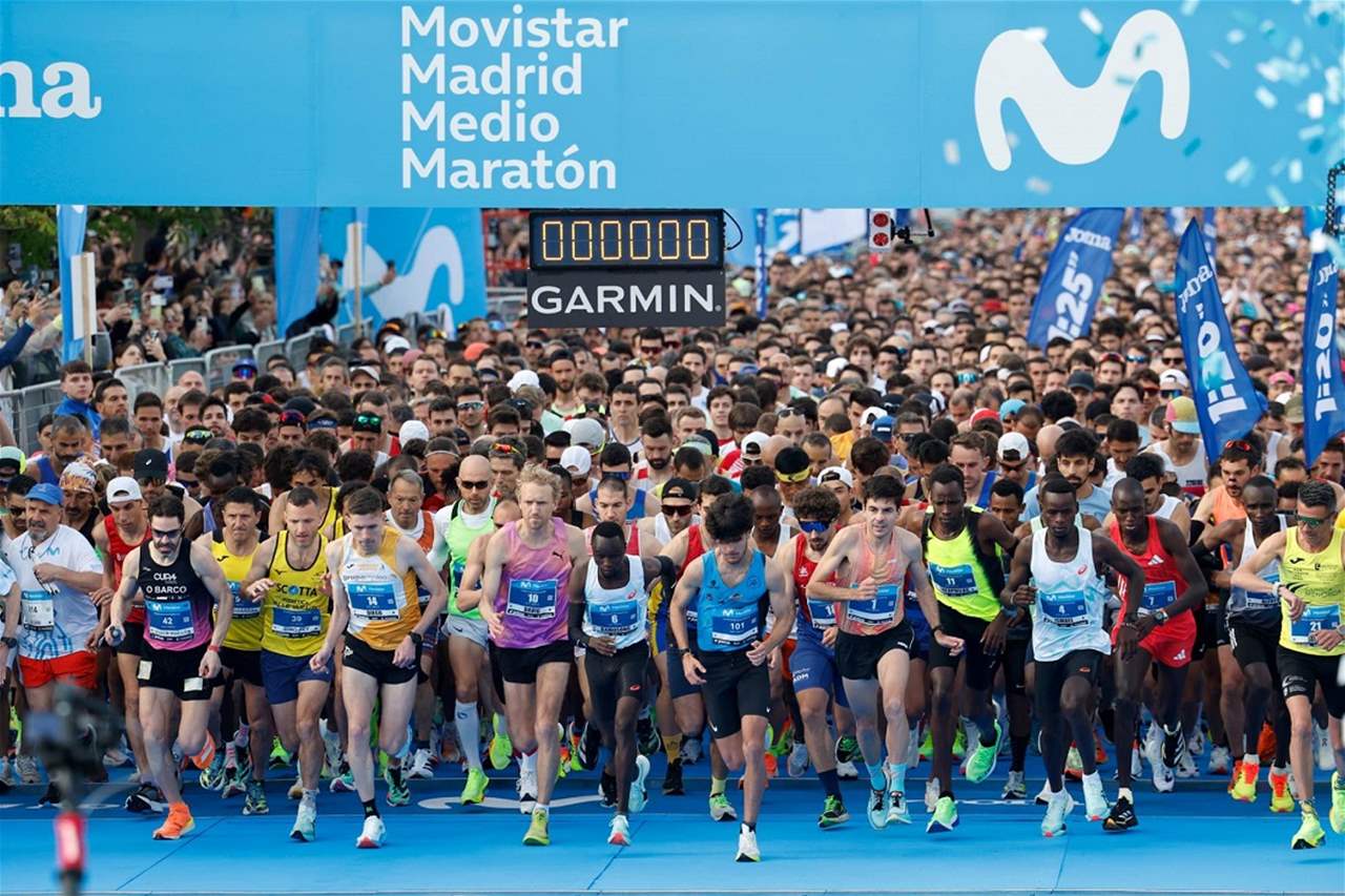 حالتا سكتة قلبية لشابين في نصف ماراثون مدريد !!