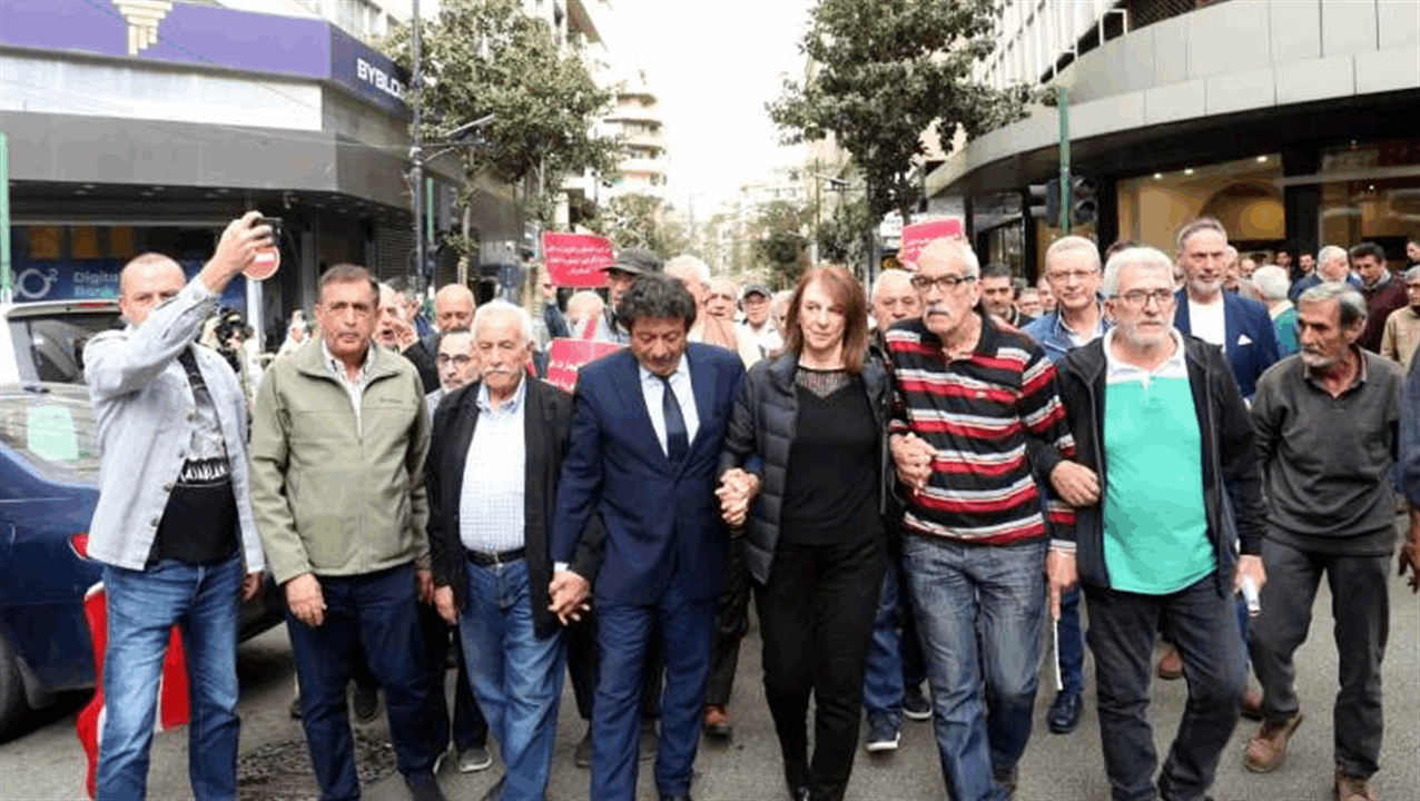 اعتصامات في بيروت ضد قانون الإيجارات غير السكنية